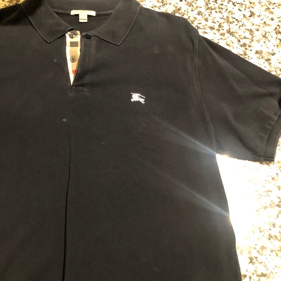 Burberry (Brit) Men's Short Sleeve Polo. Size: L - Picture 2 of 5